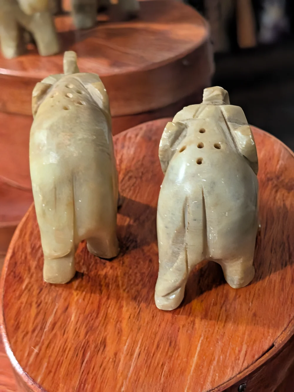 Handcrafted Green Ceramic Small Pet Accessory Set